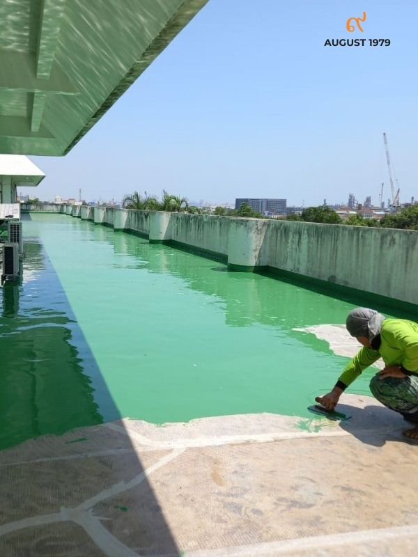 ติดตั้งกันรั่วซึมดาดฟ้า